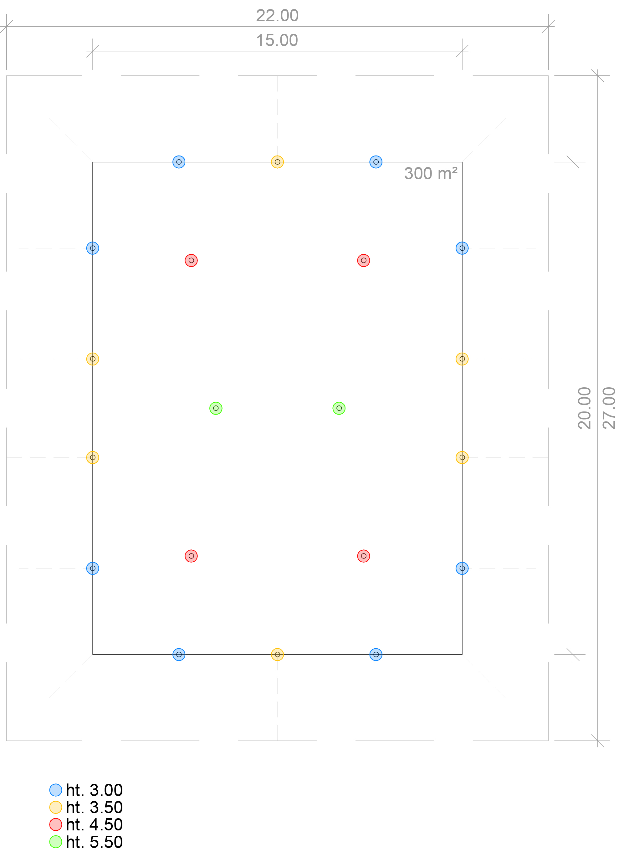 Tentickle 15x20m plan