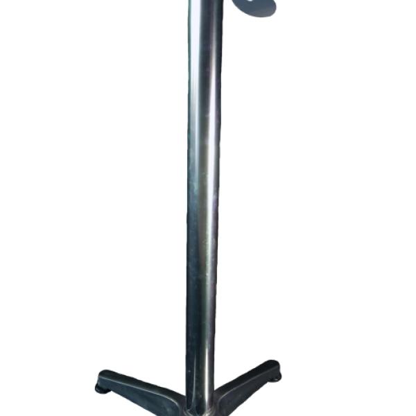 table haute en inox ouverte