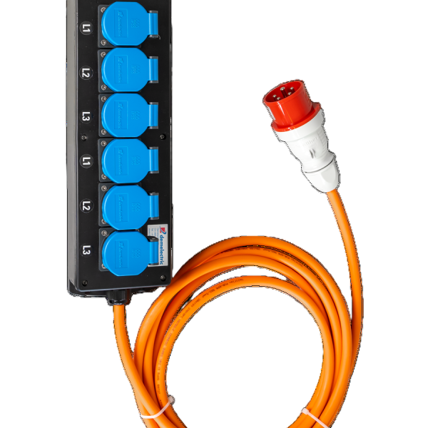 Adaptateur CEE16 tri / 6x T23