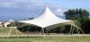 Voile tendue type couvert octogonal
