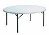 Table ronde en plastique